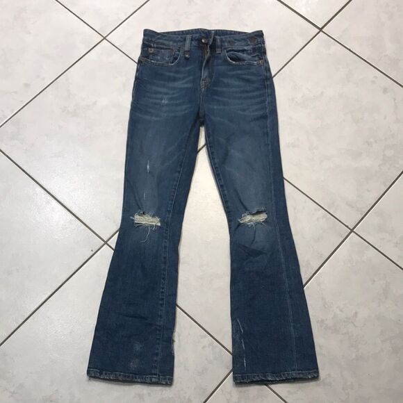 R13 woman flare denim